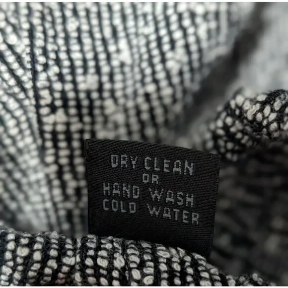 Wide-Leg Cropped Gray Textured Pants Elastic Waistband Pockets XL - Picture 7 of 14